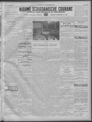 Nieuwe Schiedamsche Courant 1934-09-13