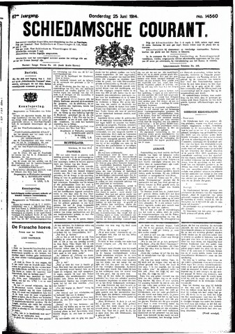 Schiedamsche Courant 1914-06-25