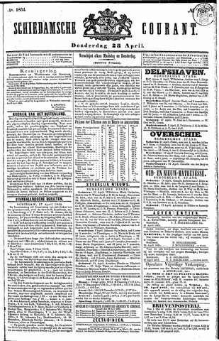 Schiedamsche Courant 1864-04-28