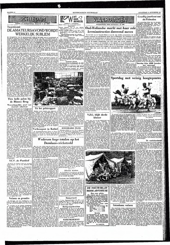 Rotterdamsch Nieuwsblad / Schiedamsche Courant / Rotterdams Dagblad / Waterweg / Algemeen Dagblad 1955-08-08