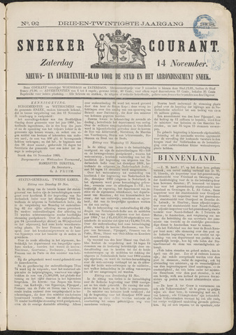 Sneeker Nieuwsblad nl 1868-11-14