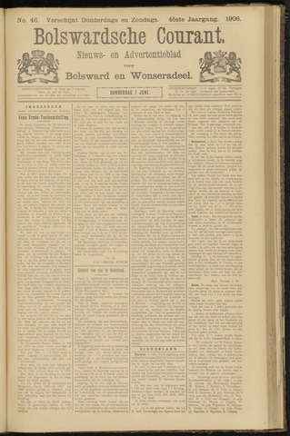 Bolswards Nieuwsblad nl 1906-06-07