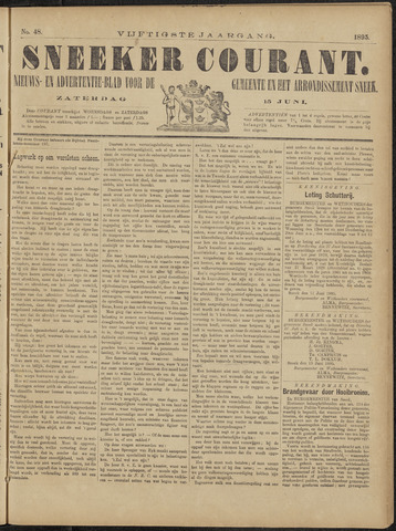 Sneeker Nieuwsblad nl 1895-06-15