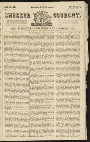 Sneeker Nieuwsblad nl 1849-09-08