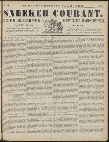 Sneeker Nieuwsblad nl 1884-06-14