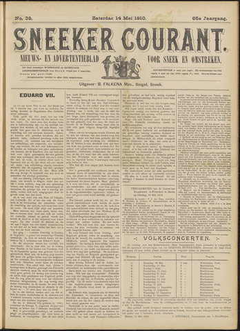 Sneeker Nieuwsblad nl 1910-05-14