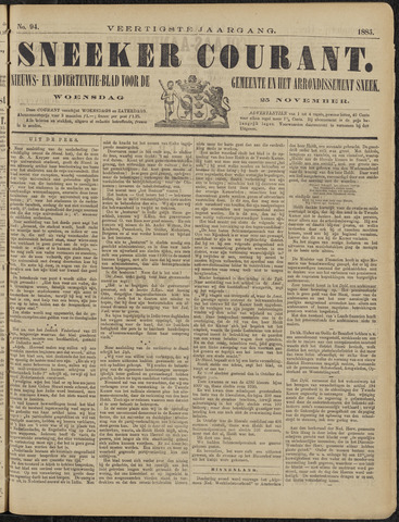 Sneeker Nieuwsblad nl 1885-11-25