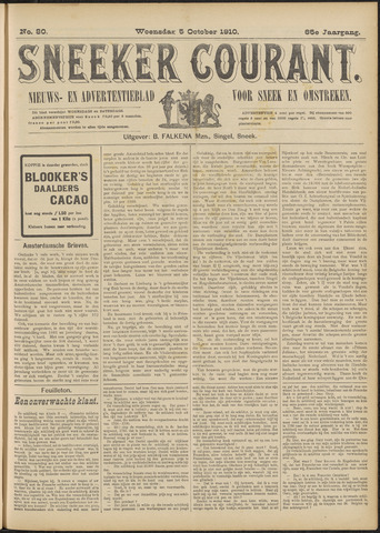 Sneeker Nieuwsblad nl 1910-10-05