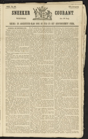 Sneeker Nieuwsblad nl 1857-06-10