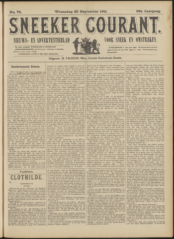 Sneeker Nieuwsblad nl 1911-09-20