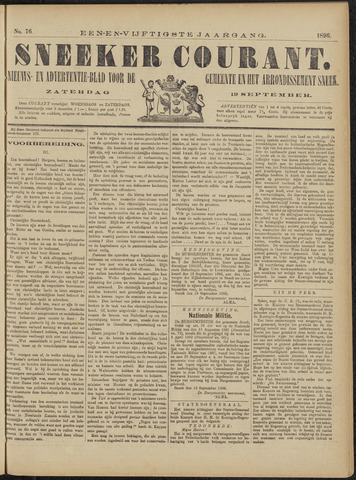 Sneeker Nieuwsblad nl 1896-09-19