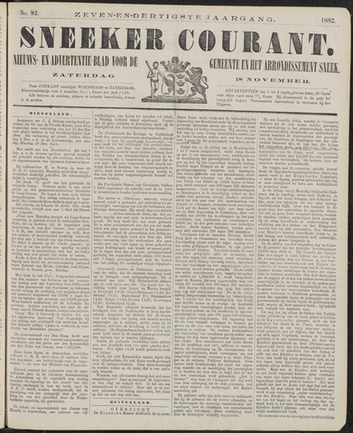 Sneeker Nieuwsblad nl 1882-11-18