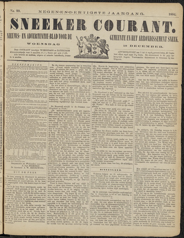 Sneeker Nieuwsblad nl 1884-12-10