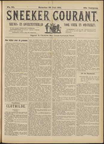 Sneeker Nieuwsblad nl 1911-07-29