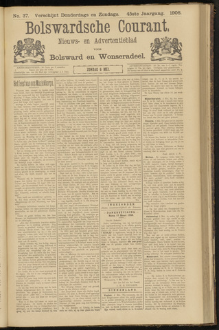 Bolswards Nieuwsblad nl 1906-05-06