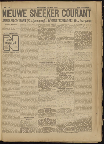Sneeker Nieuwsblad nl 1915-06-16