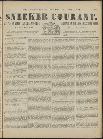 Sneeker Nieuwsblad nl 1888-01-14