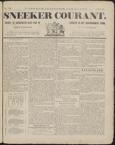 Sneeker Nieuwsblad nl 1870-10-01