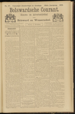 Bolswards Nieuwsblad nl 1906-12-02