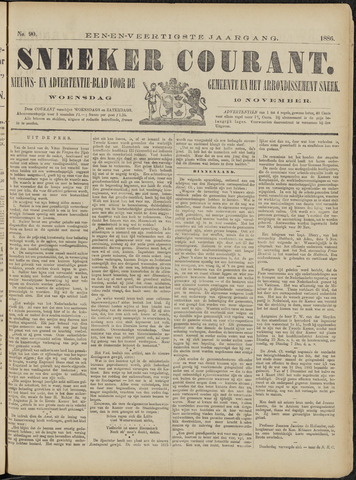 Sneeker Nieuwsblad nl 1886-11-10