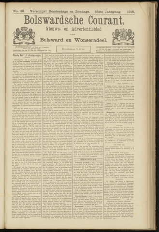 Bolswards Nieuwsblad nl 1916-06-08