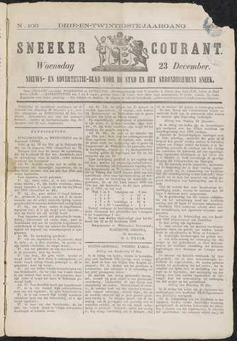 Sneeker Nieuwsblad nl 1868-12-23
