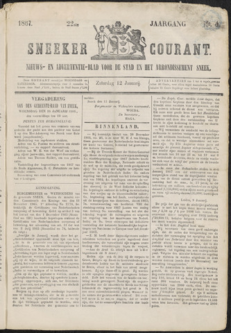 Sneeker Nieuwsblad nl 1867-01-12