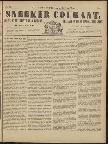 Sneeker Nieuwsblad nl 1895-09-04