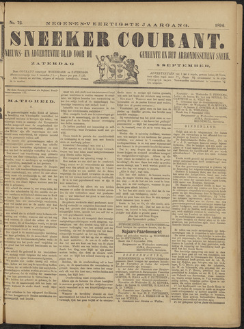 Sneeker Nieuwsblad nl 1894-09-08