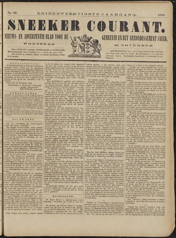 Sneeker Nieuwsblad nl 1888-11-28