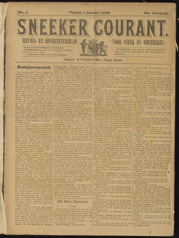 Sneeker Nieuwsblad nl 1909