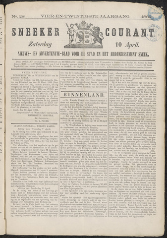 Sneeker Nieuwsblad nl 1869-04-10