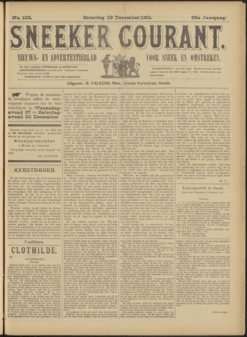 Sneeker Nieuwsblad nl 1911-12-23