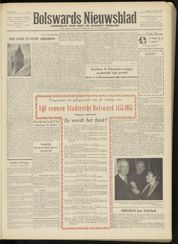 Bolswards Nieuwsblad nl 1955-02-15
