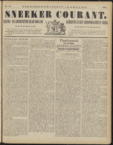 Sneeker Nieuwsblad nl 1884-09-13