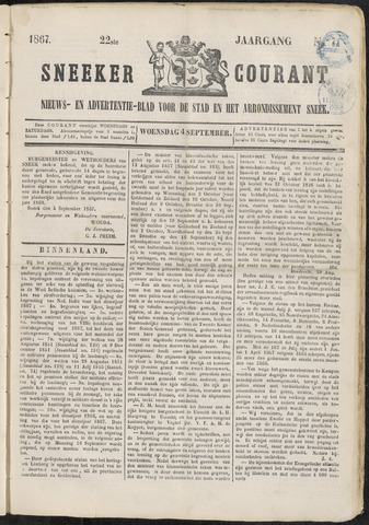 Sneeker Nieuwsblad nl 1867-09-04