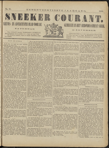 Sneeker Nieuwsblad nl 1886-11-13