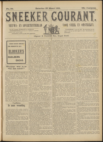 Sneeker Nieuwsblad nl 1911-03-25