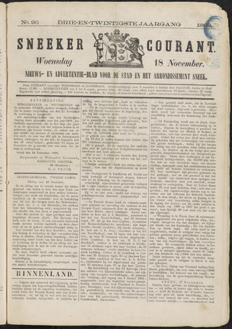 Sneeker Nieuwsblad nl 1868-11-18