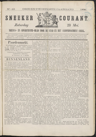 Sneeker Nieuwsblad nl 1868-05-23