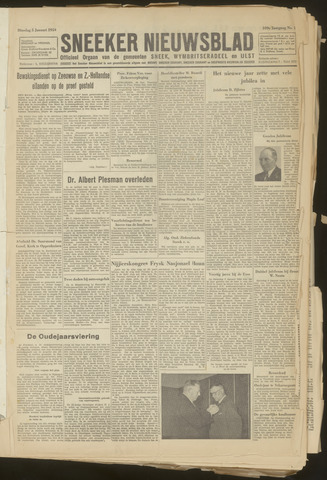 Sneeker Nieuwsblad nl 1954