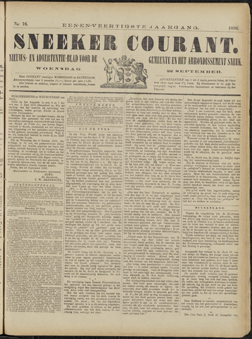 Sneeker Nieuwsblad nl 1886-09-22