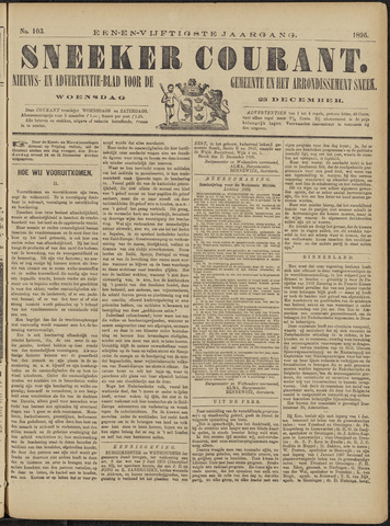 Sneeker Nieuwsblad nl 1896-12-23
