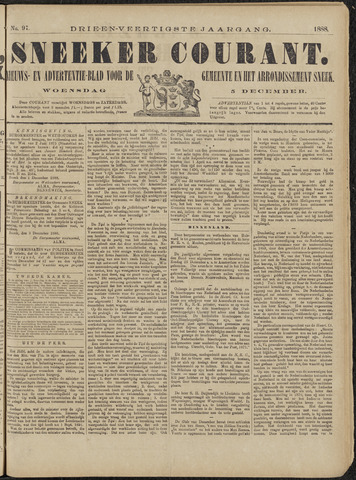 Sneeker Nieuwsblad nl 1888-12-05