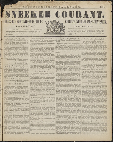 Sneeker Nieuwsblad nl 1881-11-19