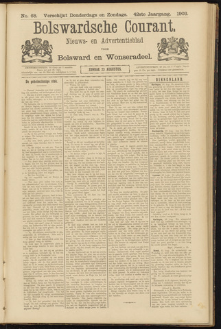 Bolswards Nieuwsblad nl 1903-08-23