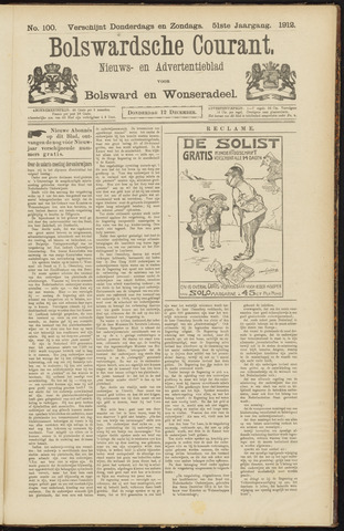Bolswards Nieuwsblad nl 1912-12-12