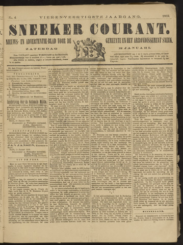Sneeker Nieuwsblad nl 1889-01-12