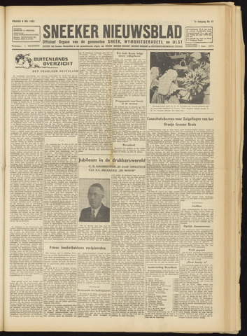 Sneeker Nieuwsblad nl 1952-05-09
