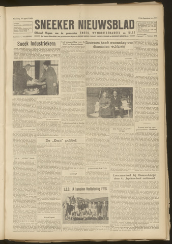 Sneeker Nieuwsblad nl 1959-04-13